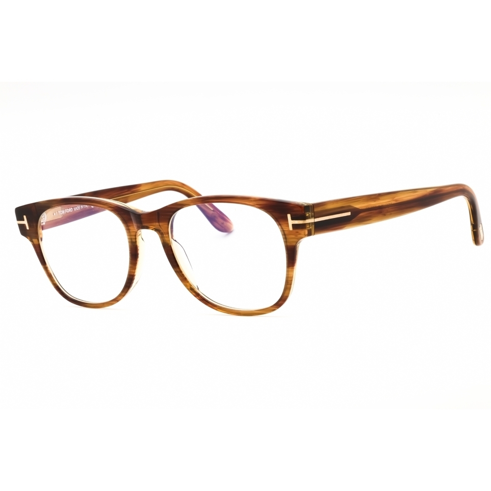Tom Ford FT5898 Eyeglasses Dark Brown Acetate Oval